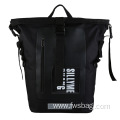 Custom White black customize logo fashion nylon backpack travel function anti theft laptop school bag waterproof backpack